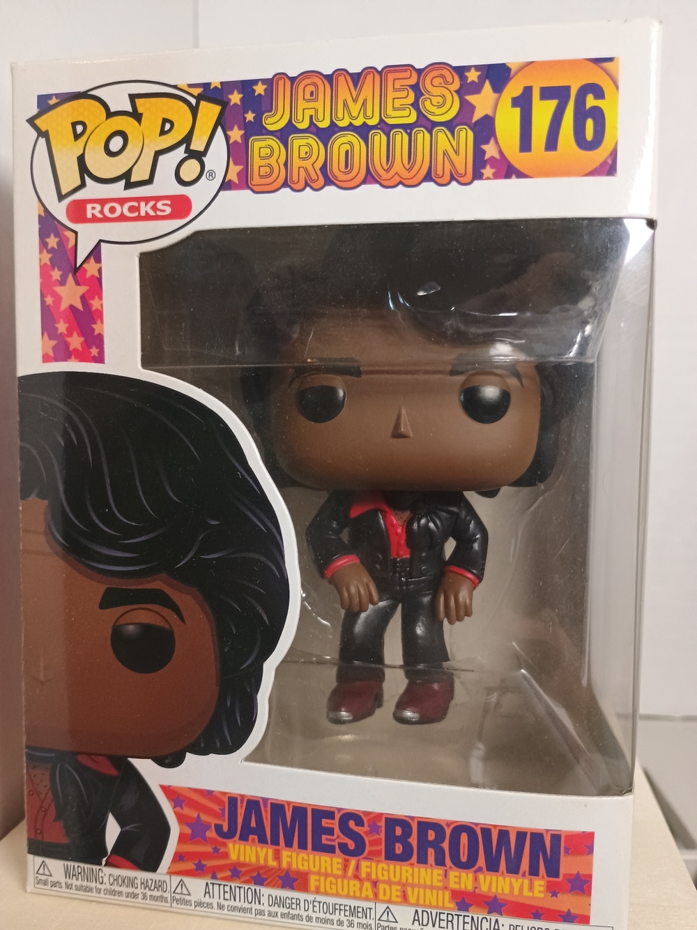 Funko Pop! Rocks James Brown #176 Vinyl Figure Black & Red